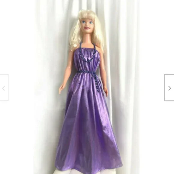 Toys | Sparkly Evening Dress For My Size Barbie Doll Lightpurple New |  Poshmark